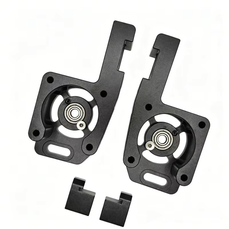 Funssor Aluminium CNC Doppel-Scher-Motorhalterungskit für Ender3/Voron Switchwire XZ-Achsen in Schwarz - Bild 2
