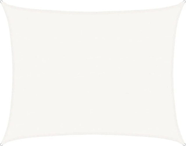 Furnicato Sonnensegel aus HDPE in Weiß, Rechteckig, B/T: 800 x 600 cm - Bild 1