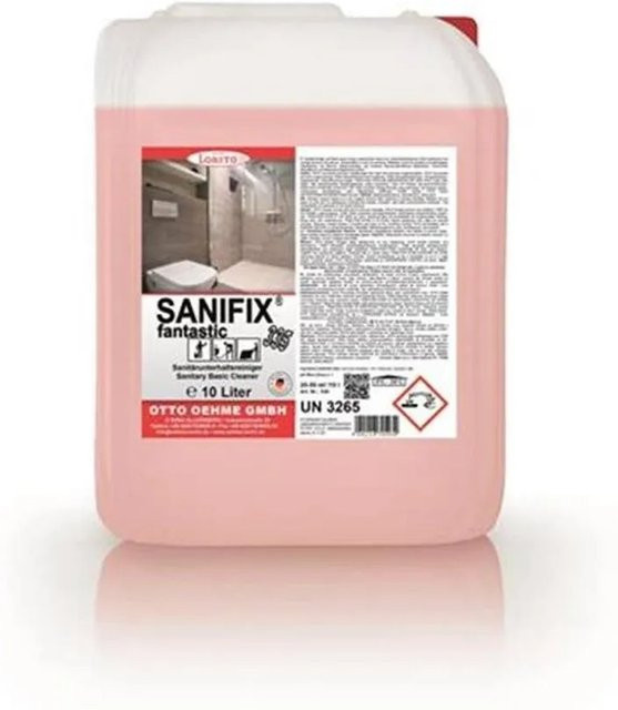 Lorito Sanifix Fantastic Sanitärreiniger und Kalklöser in Pink, 10 Liter - Bild 1