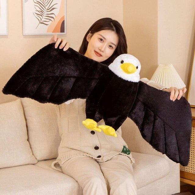 Binchi Keji Travel Adler Plüsch Spielzeug, 40 cm, ab 12 Jahren - Bild 1