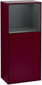 V&B Finion Seitenschrank mit LED-Beleuchtung und Glastür, Breite: 41,8 cm, Höhe: 93,6 cm - Bild 1
