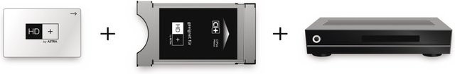 HD+ Modul inklusive HD+ Karte für 6 Monate in Schwarz - Bild 1
