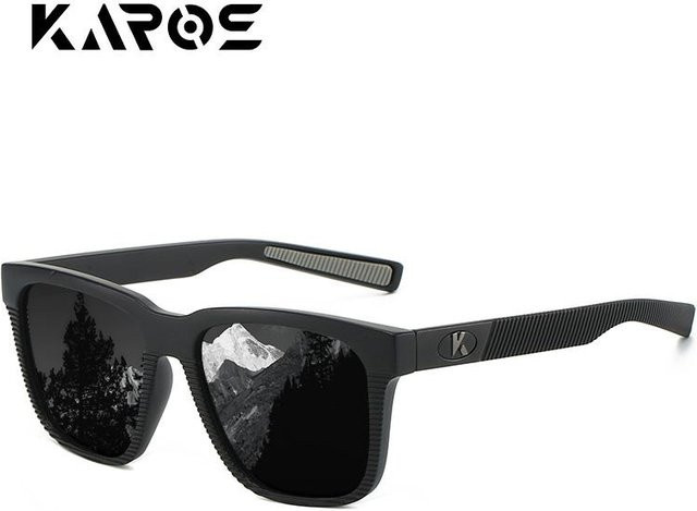 KAROS Angelbrille Sportsonnenbrille, Vollrand, Kunststoff, Unisex, black - Bild 1