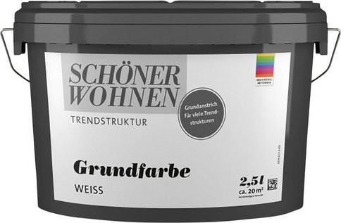 Schöner Wohnen Grundierung für Gipskartonplatten, wasserbasiert, stumpfmatt, Weiß, 2,5 l - Bild 1