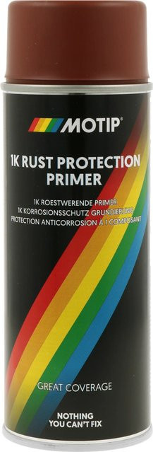 Motip 1K Korrosionsschutz Grundierung Spray Rotbraun 400 ml für Metall - Bild 1