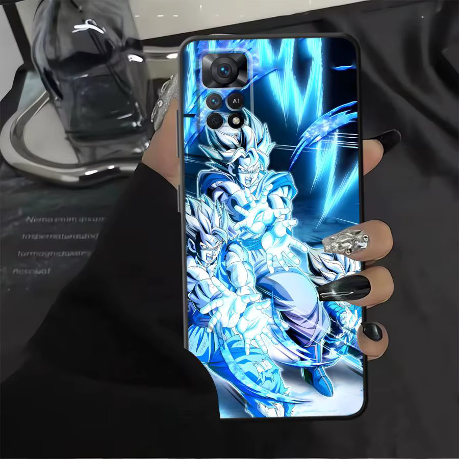 Dragon Ball Goku Handyhülle für Xiaomi Redmi Note 13 14 Pro Plus 10S 9 10 11 12 Pro 9S 7 8 12S 11S in Schwarz - Bild 2