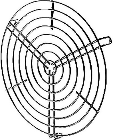 Helios Schutzgitter 6075 aus verzinktem Stahl in Silber - Bild 1