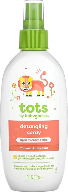 Babyganics Tots Entwirrspray, Aloe Vera, 177 ml - Bild 1