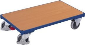VARIOfit Plattformwagen aus Stahl in Blau und Multicolour, B/T: 106 x 60 cm - Bild 1