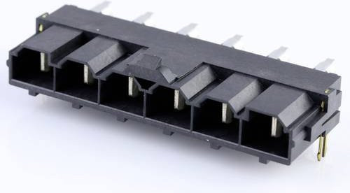 Molex Einbau-Stiftleiste Standard 6-polig Schwarz mit 10,00 mm Rastermaß - Bild 1