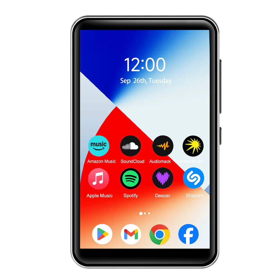 Famue WLAN-MP3-Player in Schwarz mit 4-Zoll-IPS-Bildschirm, Play Store, Spotify und Audible sowie 2000mAh Akku - Bild 5
