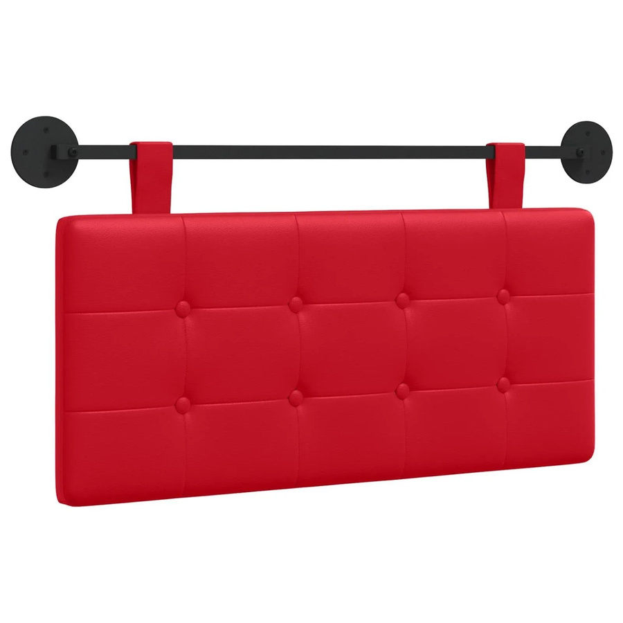 vidaXL Wandpaneel aus Kunstleder in Rot, B/H/T: 100 x 55 x 5 cm - Bild 2
