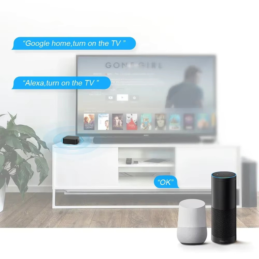 Tuya Smart IR Fernbedienung WiFi RF433 RF315 für Klimaanlage und Smart Home in Schwarz - Bild 3