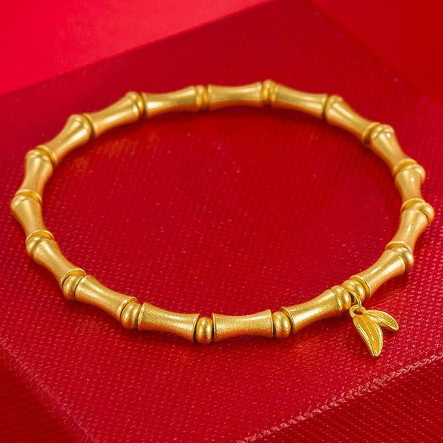 Lucky Star Jewelry Bambusarmband, Gold, Kupfer, Unisex - Bild 1