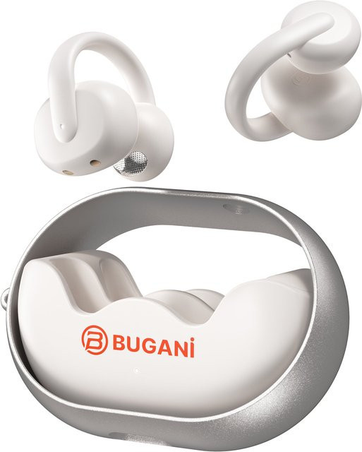 Bugani Clip B21 Bluetooth-Freisprecheinrichtung mit TWS-Technologie in Weiß - Bild 1