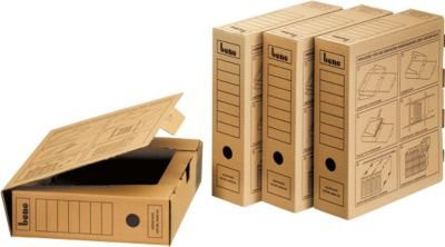 bene Archivboxen, 20 Stück, braun - Bild 1