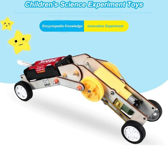 APWIKOGER Dampf-Elektronik DIY Wurm-Kriechroboter Wissenschafts-Experimentier-Set - Bild 1