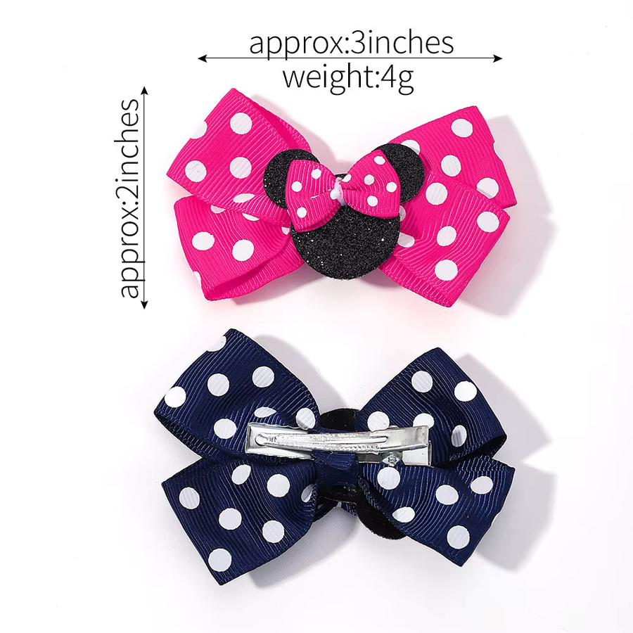 BABY BOWS Haarspange, Schleife, Polka Dot Muster, Kinder - Bild 4