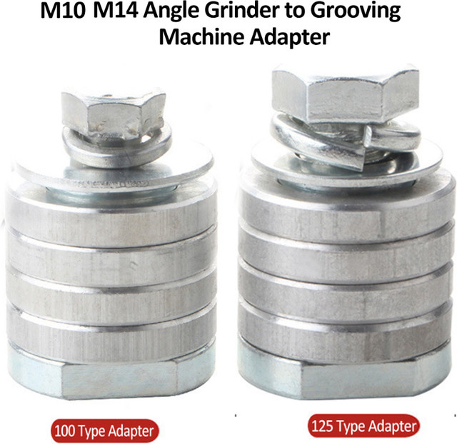 Schnellwechsel-Slotter Adapter Konvertierungskopf M10/M14 in Silber - Bild 1