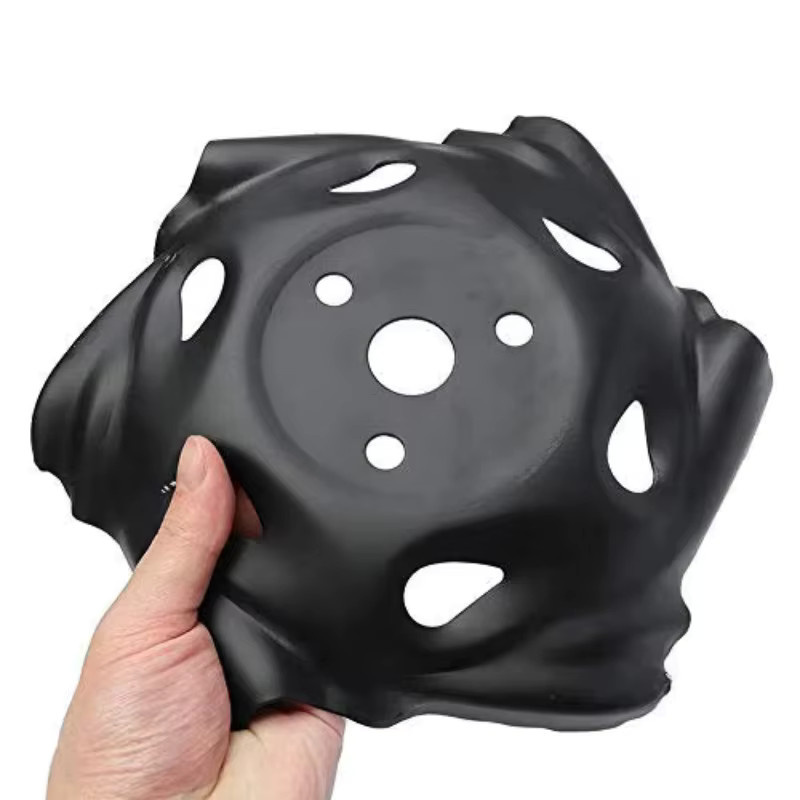 LUSQI 5-teiliges Rasenmäher-Zubehör Set in Schwarz: Universelle Drachenklauen-Scheiben und Unkrautentferner-Klingen zur Wurzelentfernung für Landwirtschaftsmaschinen - Bild 5