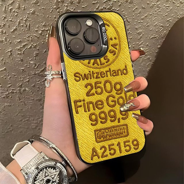 Luxus Handyhülle von Rastar aus echtem Gold in Silber und Gold für iPhone Modelle - Bild 1