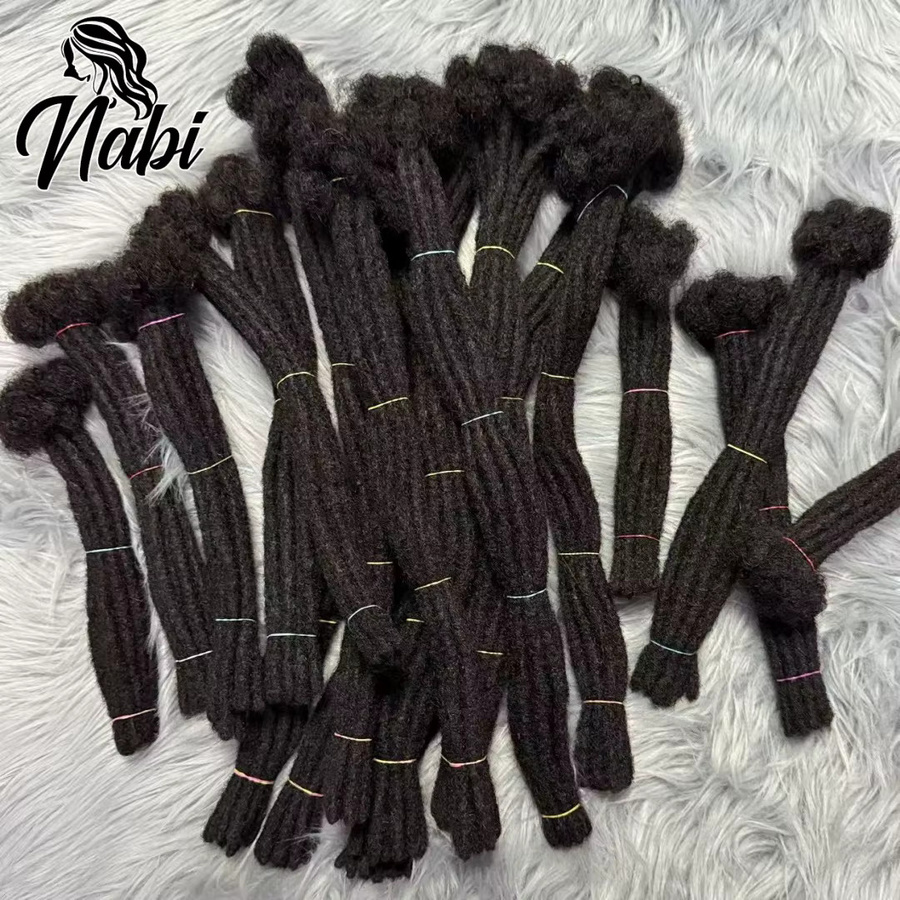 Nabi Man Locs Echthaar-Dreadlock-Extensions für Herren, 6-20 Zoll - Bild 3