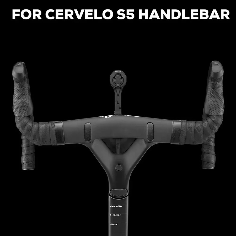 Fahrradcomputerhalterung aus Aluminiumlegierung für Cervelo S5 Lenker, GPS-Scheinwerferhalterung für Garmin, XOSS und iGPSPORT, Schwarz - Bild 2