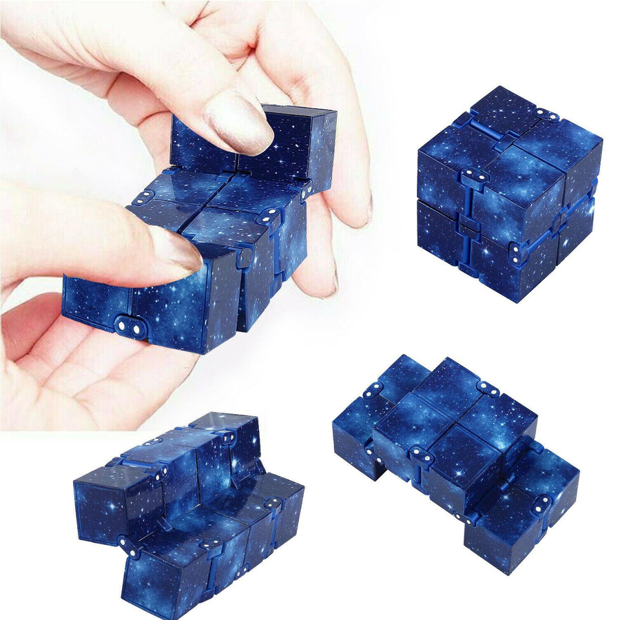 Super Six Infinity Cube Fidget Cube Galaxie Weltraum Magisches Puzzle Spielzeug - Bild 4
