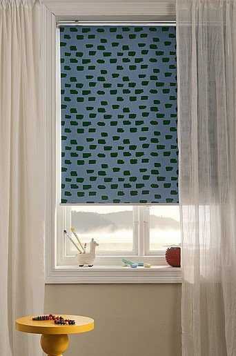 Jotex Rollo WYANDRA Blackout Blau mit Grafikdesign, Höhe: 165 cm - Bild 1