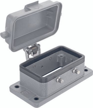 HARTING Anbaugehäuse 09 30 010 1314 09300101314 aus Aluminium in Grau - Bild 1