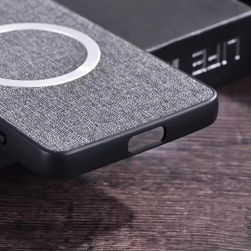 Magnetische Silikon-Schutzhülle mit hartem Stoff für Sony Xperia 1 VI 10 VII 5V 10V 1V 1IV 5IV 10IV 1III 10III 5III in Grün - Bild 2