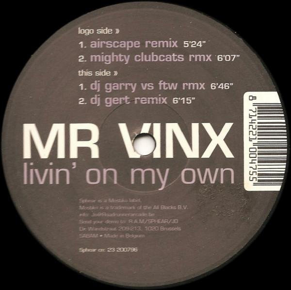 Livin' On My Own, MR. VINX, Vinyl/LP, 12 Zoll, gray - Bild 1