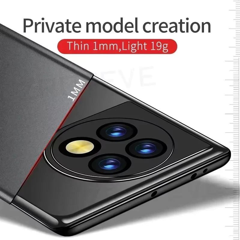 ZROTEVE Slim Hard PC Schutzhülle für OnePlus ACE 2, ACE 3, ACE 2V und ACE 3V in Schwarz, matte Stoßfeste Abdeckung für 5G Modelle - Bild 4