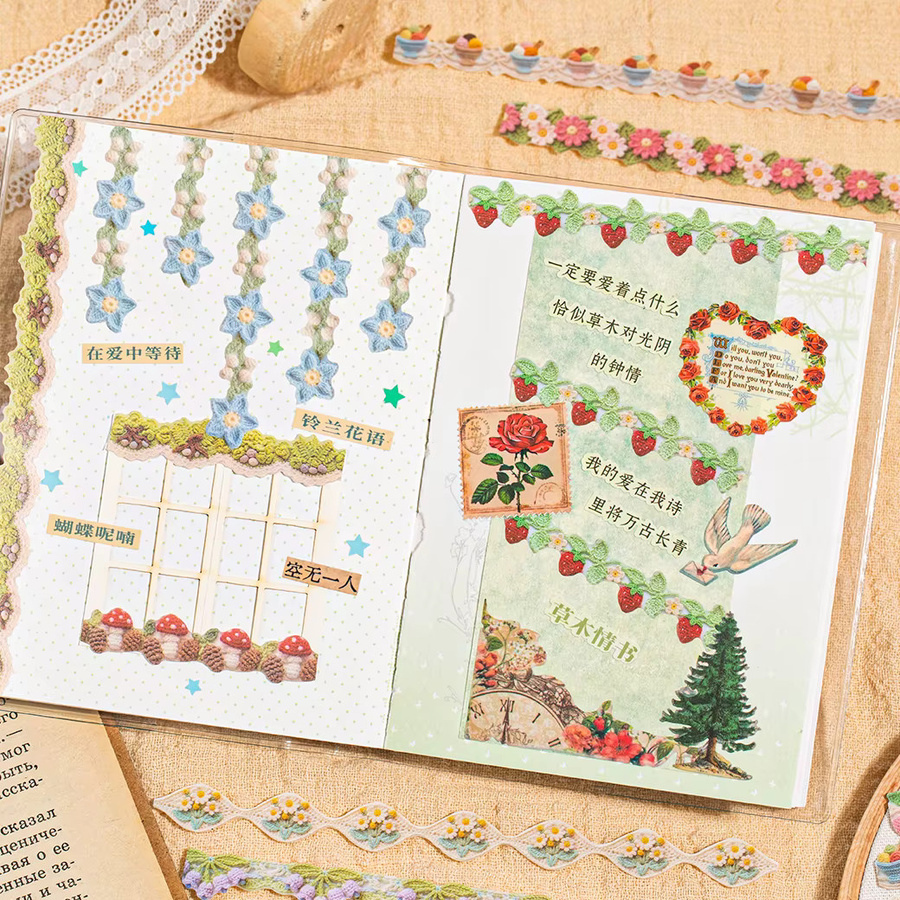 TIANZI Monogatari-Serie Aufkleber Set mit 40 Stück in Multicolour für Scrapbooking und Junk Journal - Bild 2