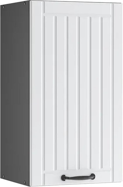 Vicco Hängeschrank Fame-Line Küchenschrank im Landhausstil, Weiß/Anthrazit, Breite: 40 cm, Höhe: 72 cm, Tiefe: 14 cm - Bild 2