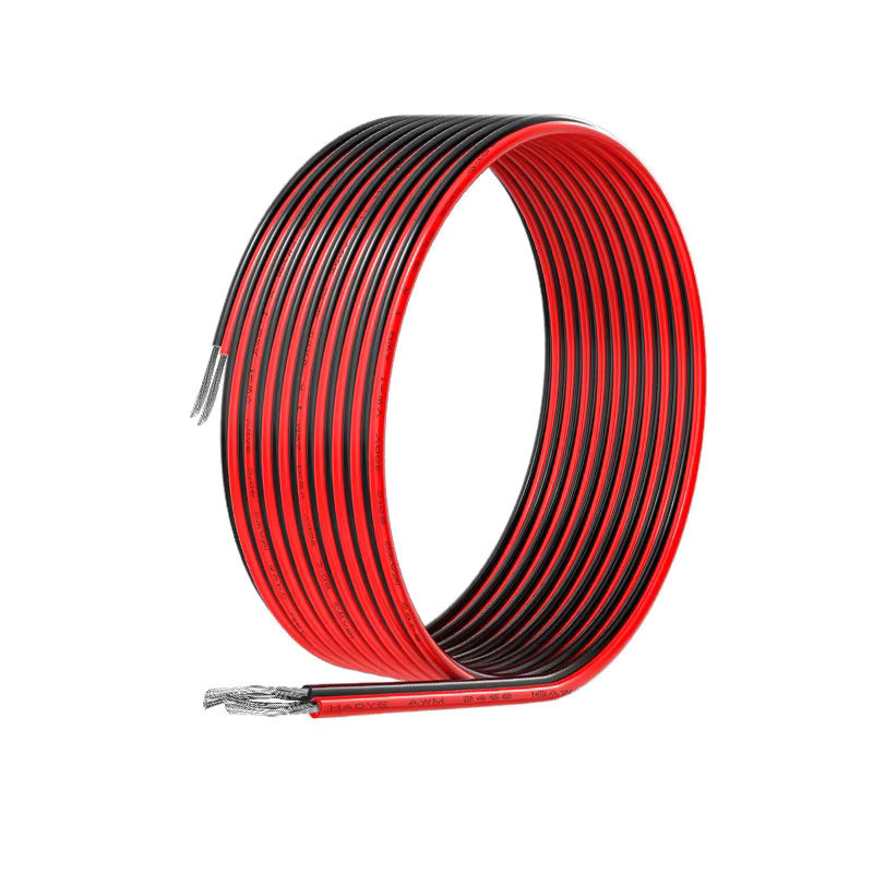 beteno 2-poliges elektrisches Kabel aus verzinntem Kupfer mit PVC-Isolierung, 10 m, Farben: Rot und Schwarz - Bild 5