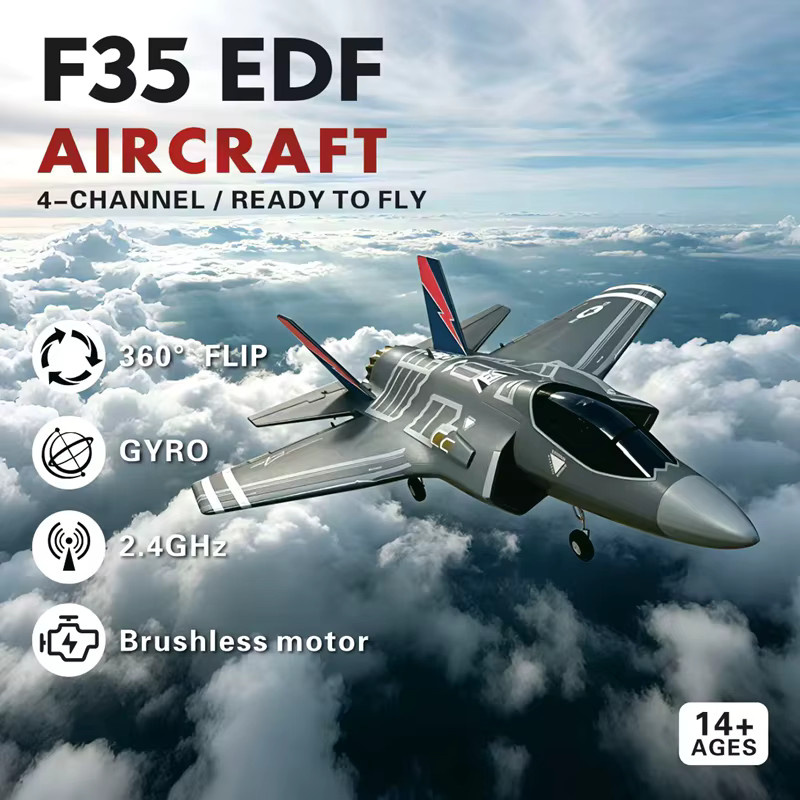 WLTOYS F-35 Lightning RC-Flugzeug, Segelflugzeug, ab 14 Jahren - Bild 5