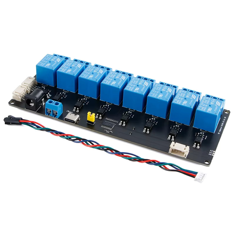 Weg-Erweiterungsrelais-Modul XL9535-K1V5 mit 1 2 4 8 oder 16 Kanälen, 5 V Netzteil, I2C-Kommunikation und Optokoppler-Isolation - Bild 2