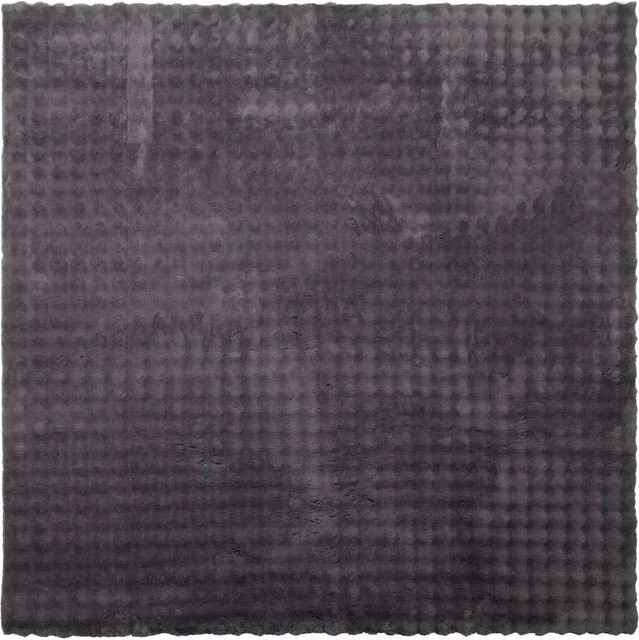vidaXL Bereichsteppich SIROLO in Anthrazit, quadratisch, Polyester, B/B: 120 x 120 cm - Bild 1
