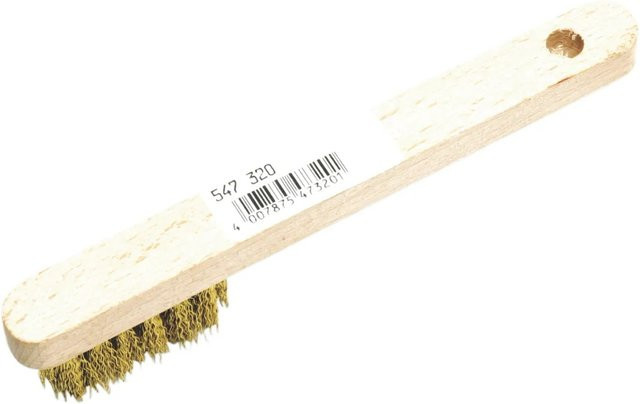 LUX-TOOLS Zündkerzenbürste Classic aus Messing in Mehrfarbig, Länge: 14,5 cm - Bild 1