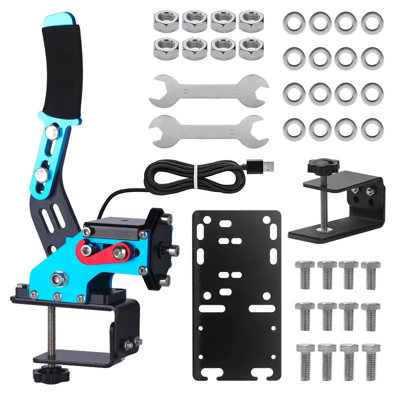 Sim Rui USB Handbremse für PC Simracing Simulator Drift Lenkrad Hebel - Bild 4