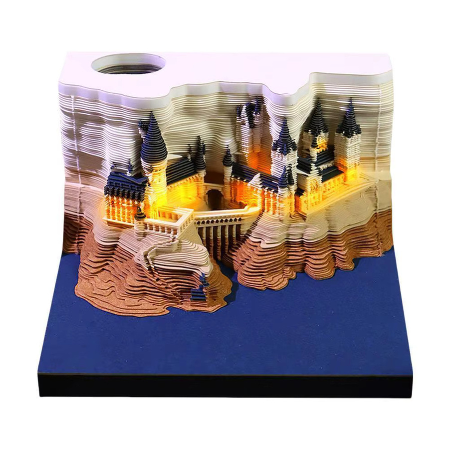3D-Kalender 2026 als zerreißbarer Notizblock und Papierskulptur in Multicolor - Bild 2
