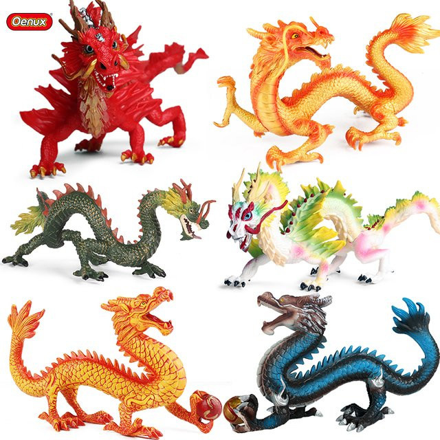 Oenux Mythischer Chinesischer Drache Dinosaurier, Actionfiguren, Tiere - Bild 1