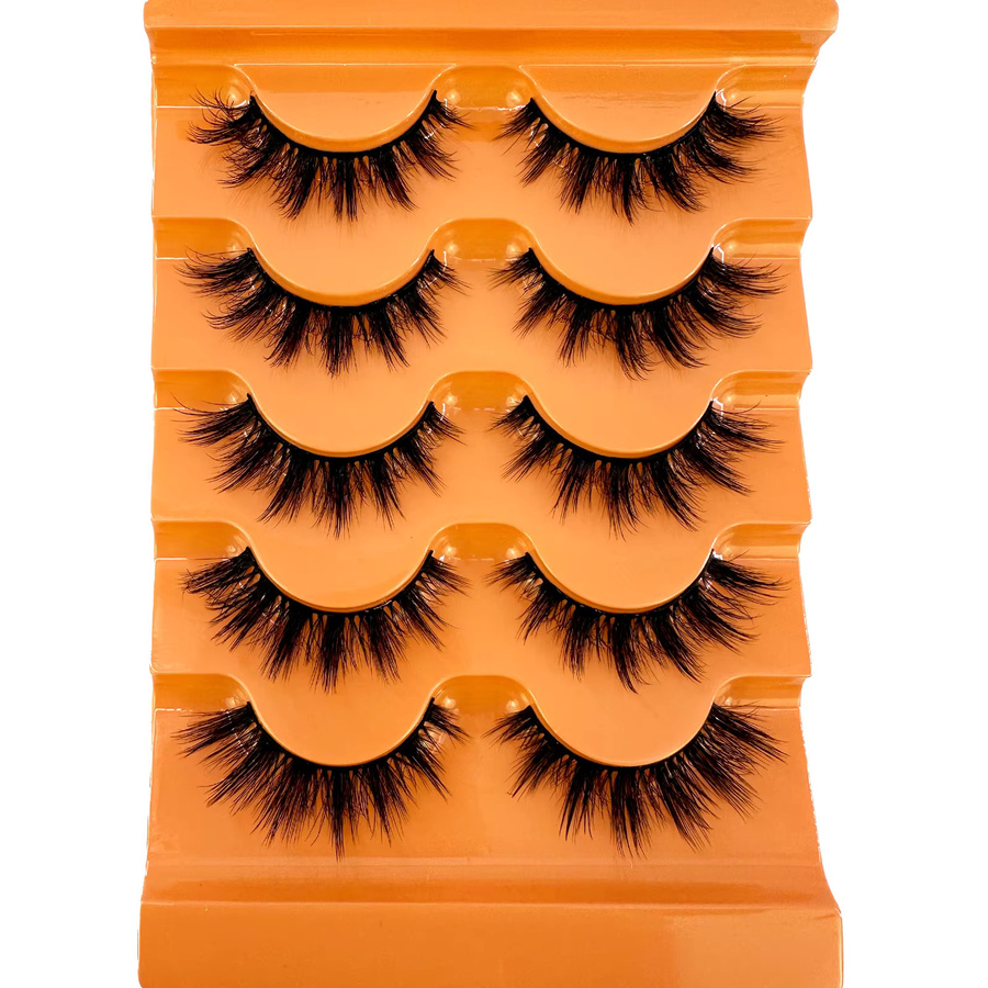 LYBCG Künstliche Wimpern, 5D 8D Volumen, Black, 5 Paar - Bild 5