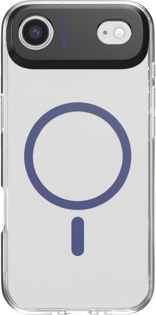 Transparente Apple Hülle für iPhone 17 Air mit MagSafe Kompatibilität in Blau - Bild 1