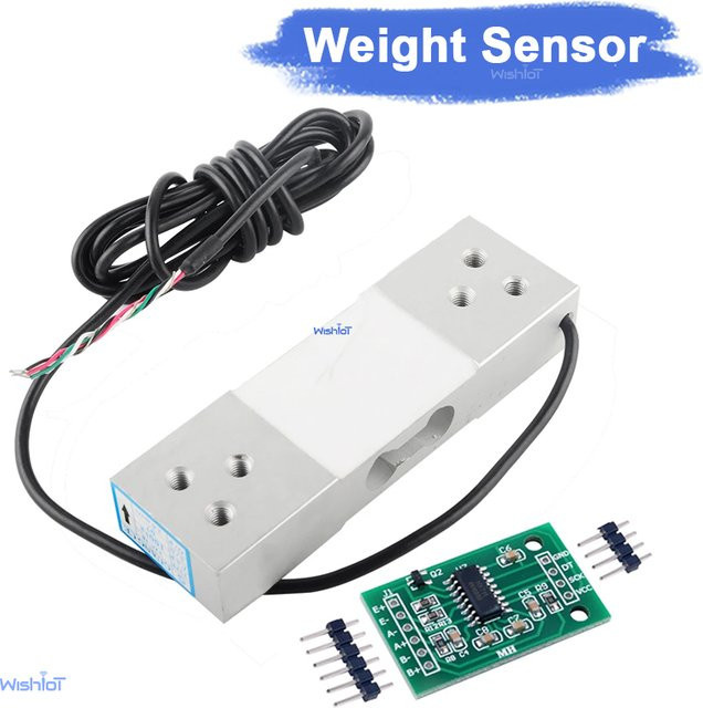 wishiot YZC-1B Wägezelle 200kg Digitaler Drucksensor und Gewichtssensor in Silber für Arduino - Bild 1