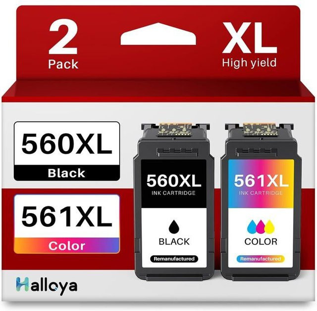 Canon Ersatztintenpatronen Set PG-560XL und CL-561XL in Schwarz und Multicolor für Pixma TS5350 und TS7450A - Bild 1
