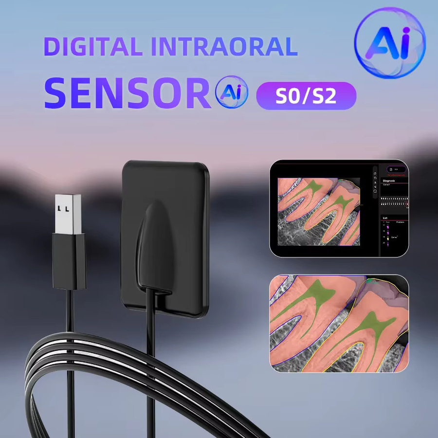 JINGT AI DynImage Digitales Intraorales Dental-Röntgensystem in Schwarz mit 3m Kabel und Software - Bild 3