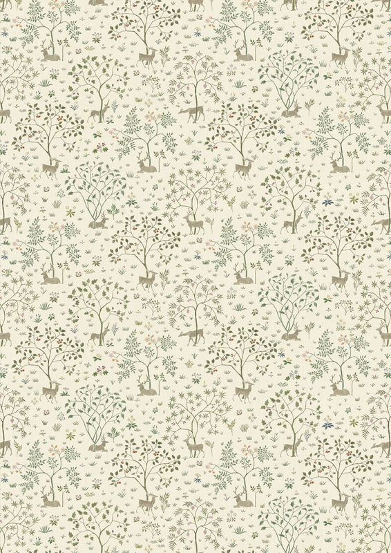 Lewis & Wood Tapete Voysey Park Verdure mit floralem Art Nouveau Design - Bild 2