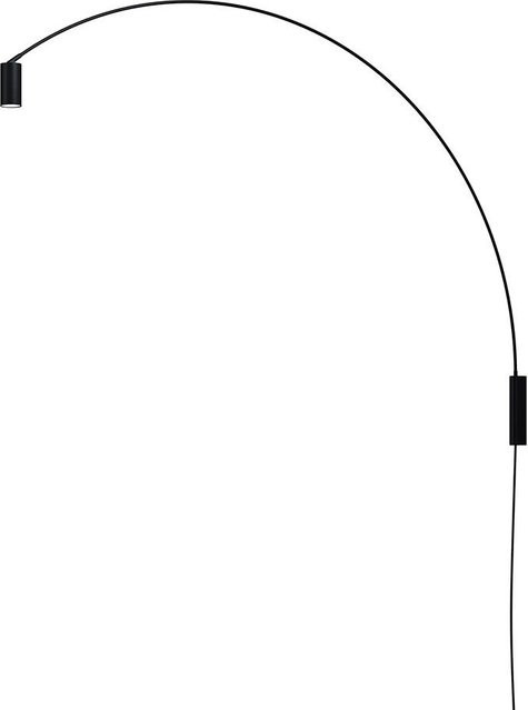 Nemo Lighting Fox LED-Wandleuchte in Schwarz matt, dimmbar und verstellbar - Bild 1